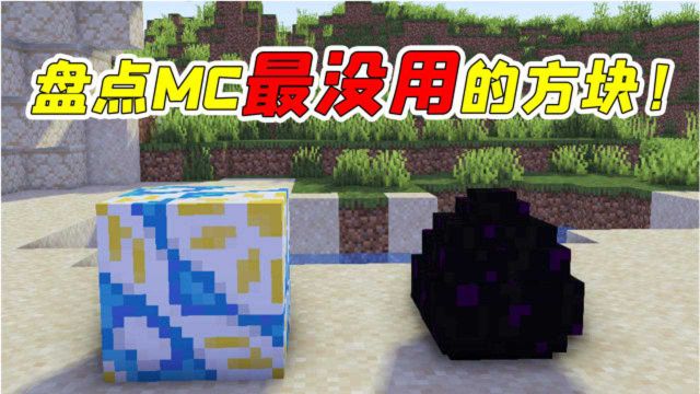 MC盘点19:MC竟有如此没用的方块!玩家:我豁出性命是为了啥?