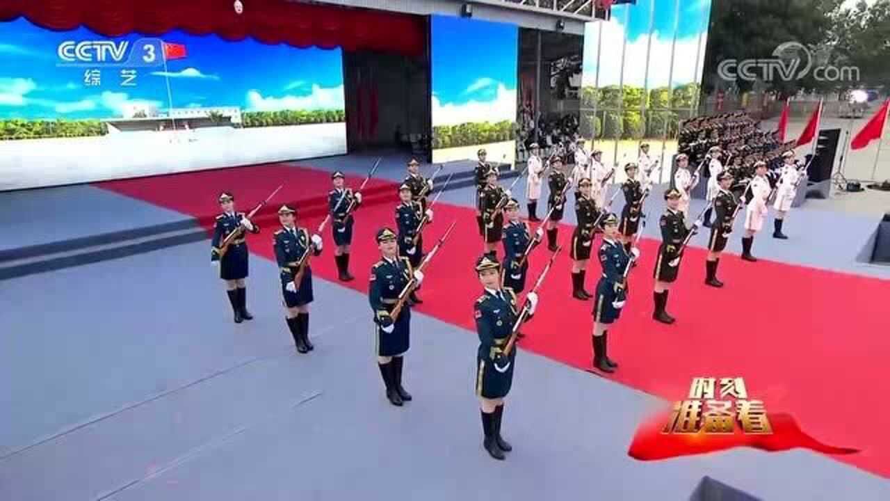 超飒！中国仪仗队女兵枪操表演_高清1080P在线观看平台_腾讯视频