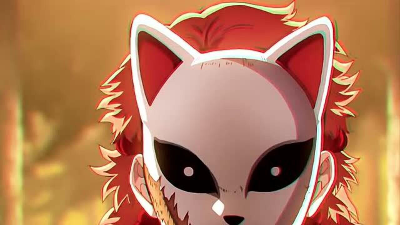 鬼灭之刃:面具掉下来的那一刻微笑简直太温柔了!