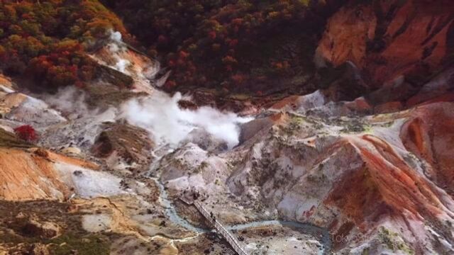 「4K风景」北海道登别地狱谷