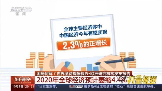 研究报告:2020年全球经济预计萎缩4.4%,仅中国正增长