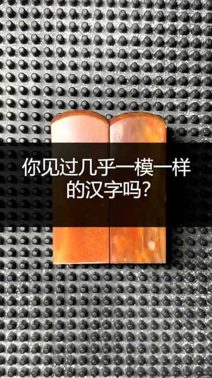 你见过几乎一模一样的汉字吗这两个字你看看能找出什么不同