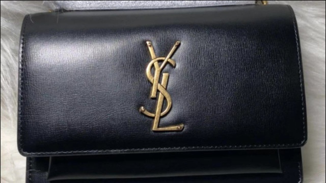 YSL 圣罗兰 女士黑色牛皮单肩包斜挎包 533026 D422W