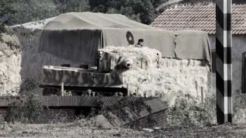 重型虎式坦克以一敌十，强大火力残暴猎杀，盟军装甲兵的恶梦