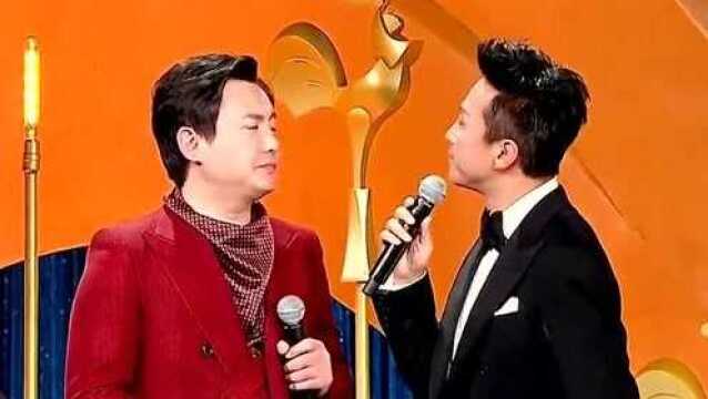 沈腾既是演员也是谐星,金鸡奖上做主持表演唱歌,粤语版的歌曲逗乐影帝!