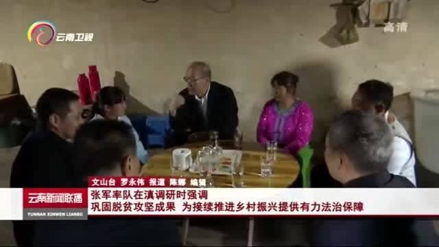 张军率队在滇调研