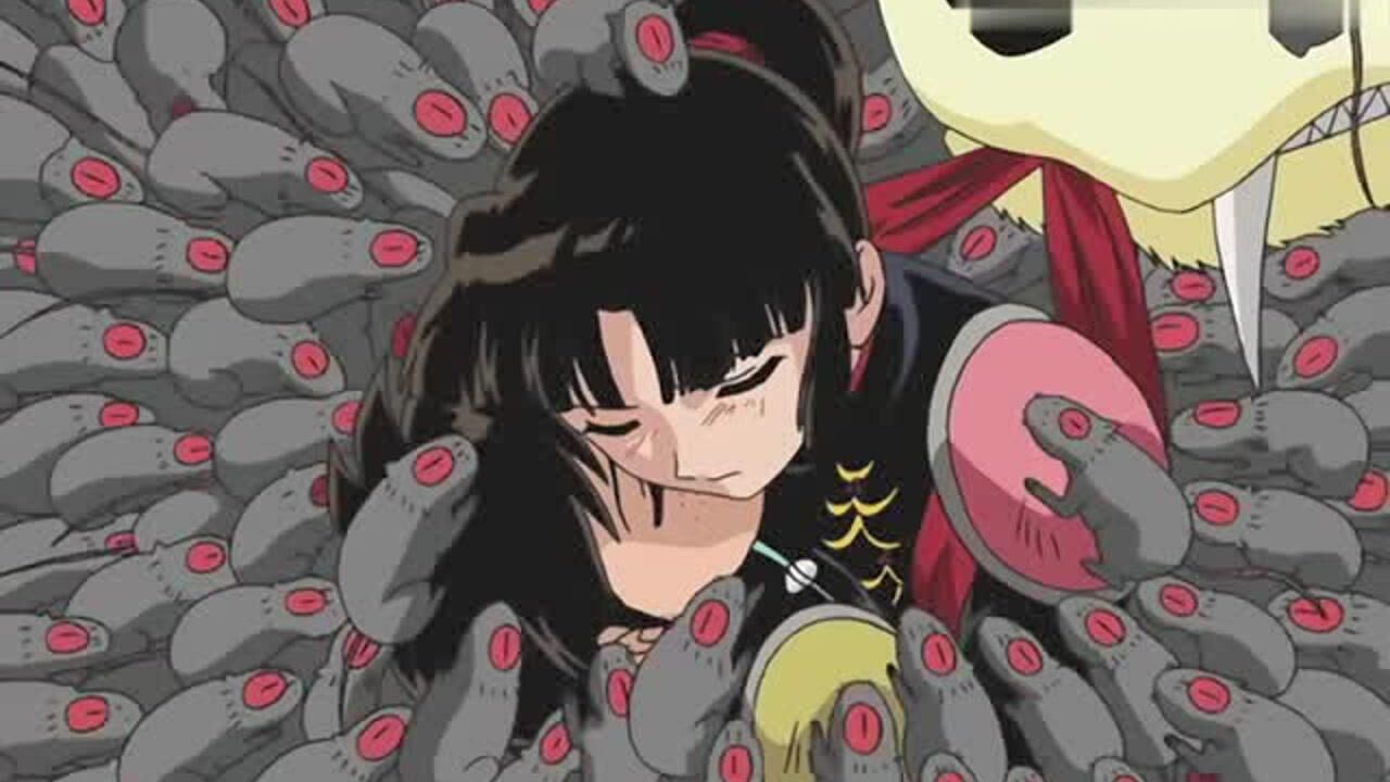 犬夜叉:实在是太可怕了!珊瑚和琥珀被成千上亿只鼠妖给包围了