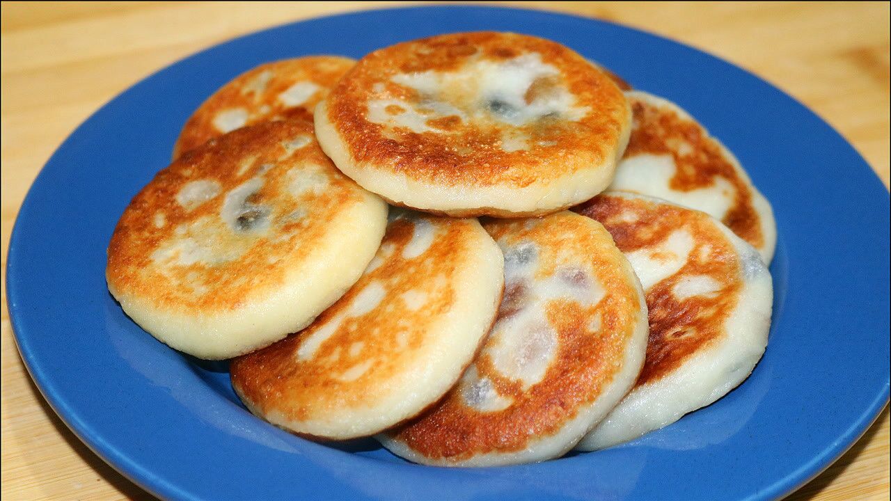 山药饼最好吃的做法,不用面粉不加水,外酥里糯超好吃