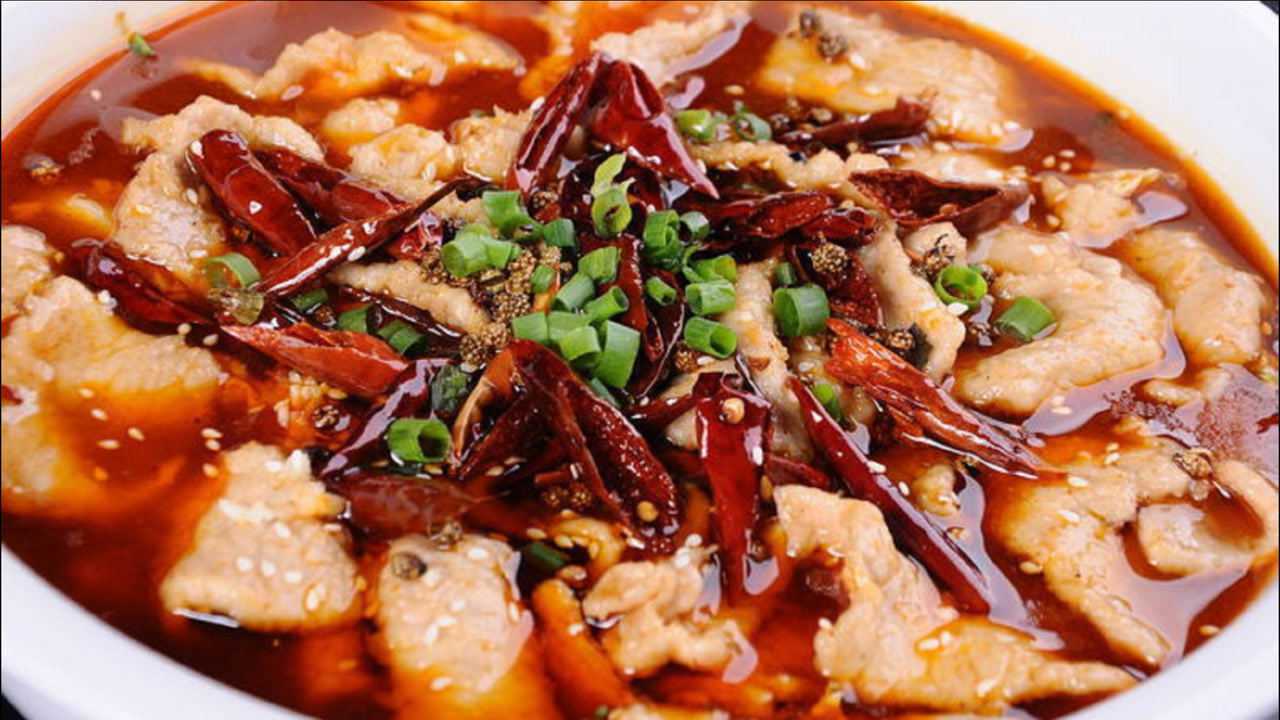 四川名菜水煮肉片麻辣鲜香嫩滑爽口开胃保证让你垂涎欲滴