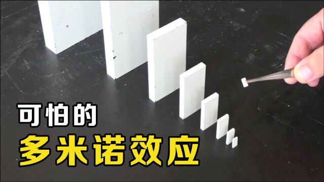 多米诺效应是什么?一粒小石子能推倒一面墙,你能想象吗?