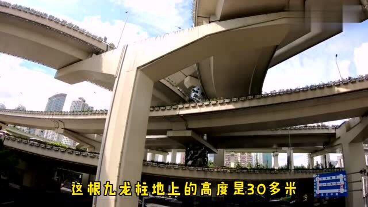 上海高架桥神秘的九龙柱流传20多年的传说