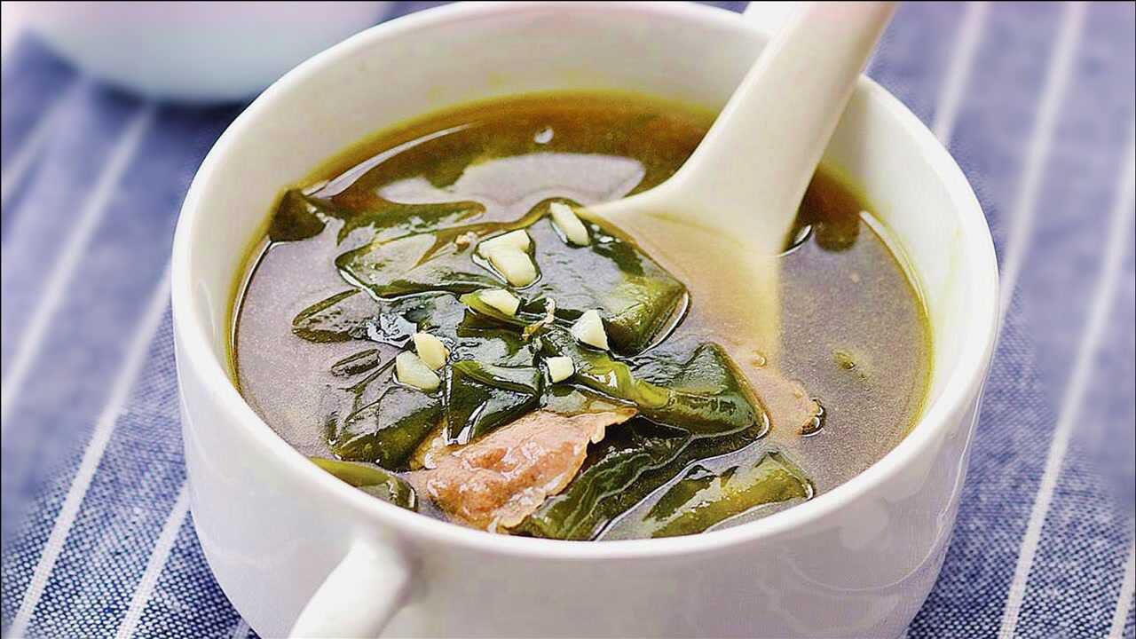 跟韩国大厨学的海带汤做法方法简单汤鲜味美一人3碗喝不够