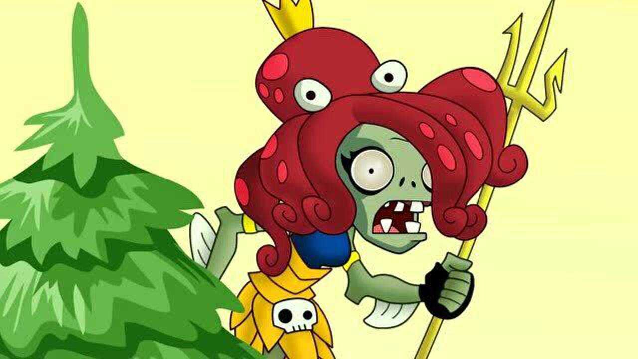 植物大战僵尸:章鱼僵尸变美女_腾讯视频