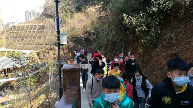 建瓯云际山公园 玻璃栈道游