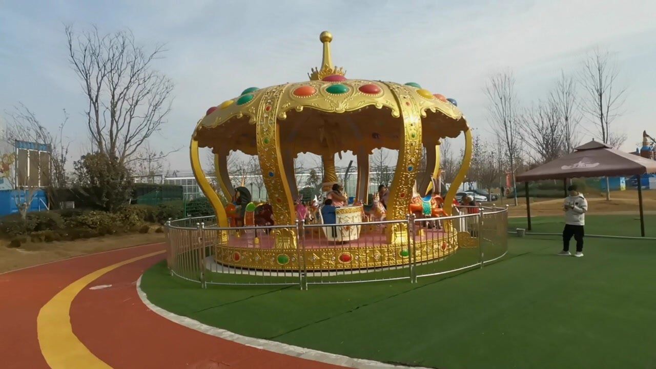 周口建业大食堂童乐谷,一个大型游乐园,特棒