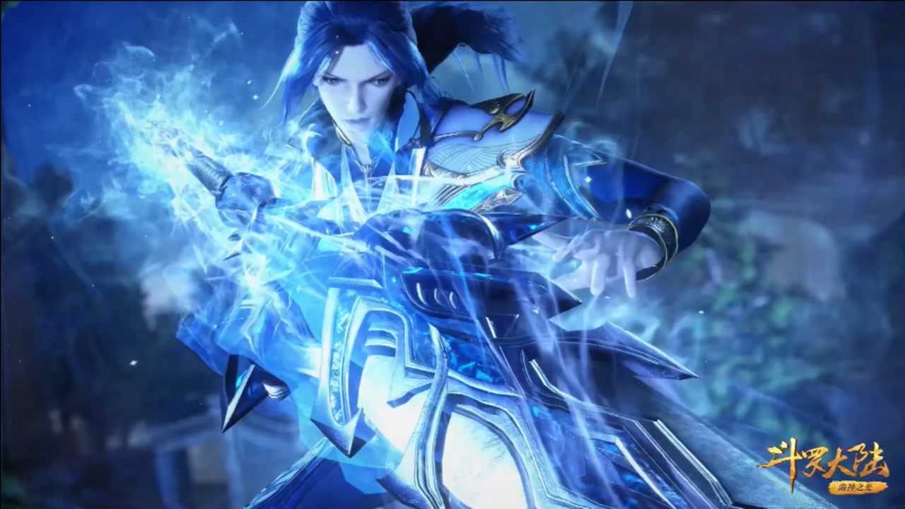 唐三"蓝银霸王枪"vs风笑天"疾风魔狼五十四连斩"!