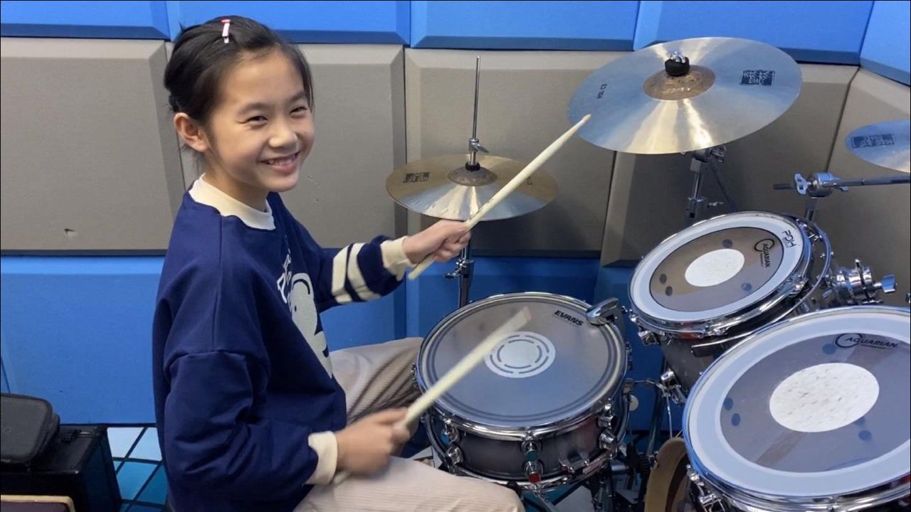 园园架子鼓演奏浪子闲话架子鼓演奏真的太动感了