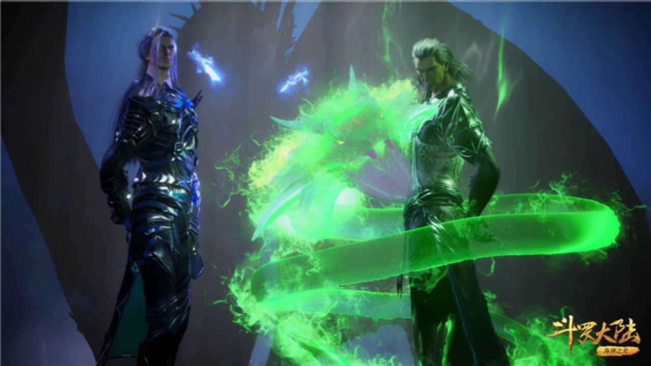 斗罗153集杨无敌独孤博联手大战蛇矛刺豚唐三被73级千仞雪碾压