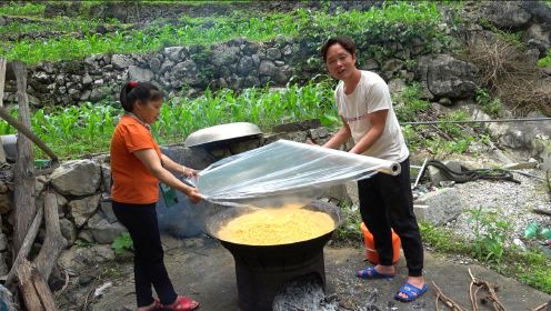 农村传统玉米发酵酿酒方法，步骤很简单，眼看就要失传了