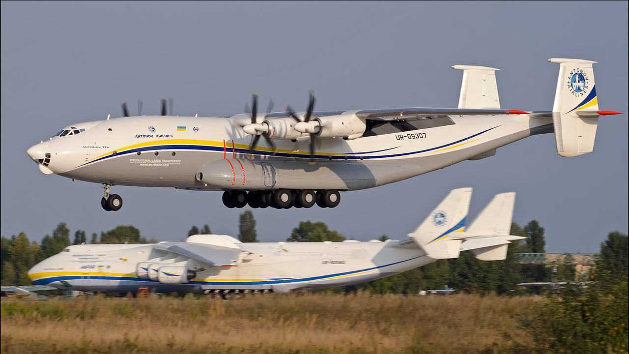 世界上最大的螺旋桨运输机,安—22