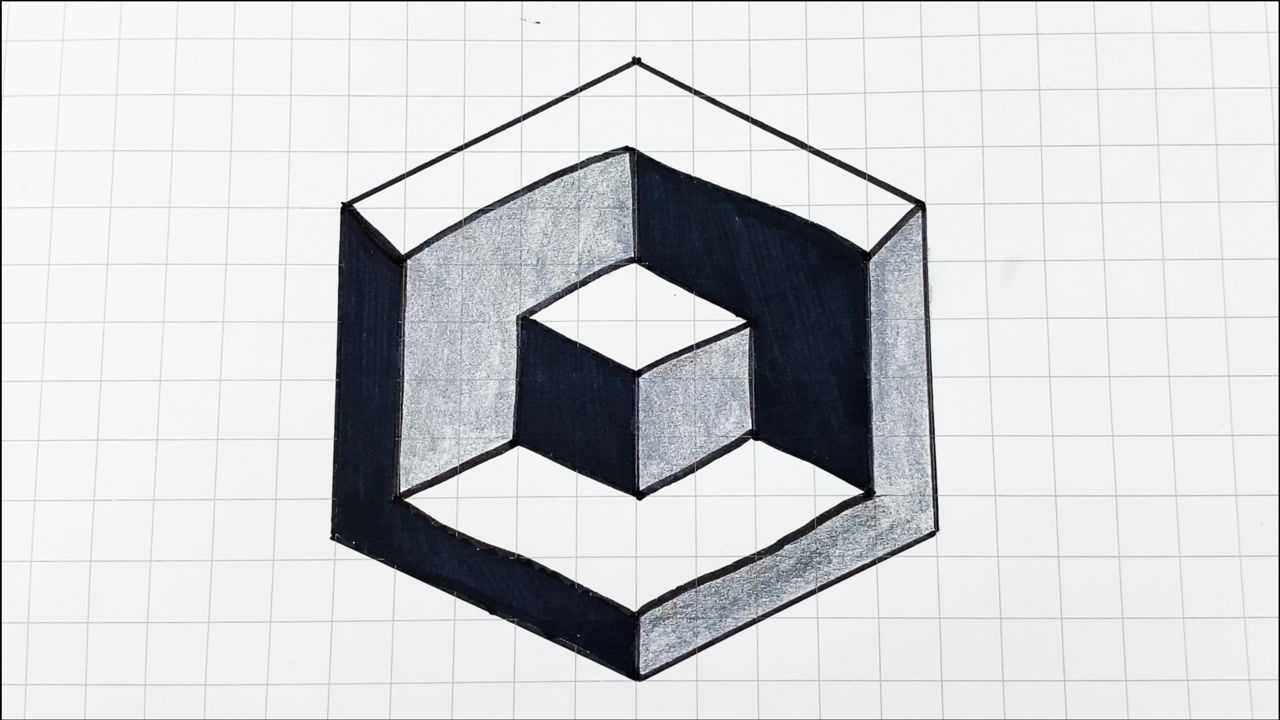 超简单的3d立体图形,快来试试,肯定是你喜欢的!