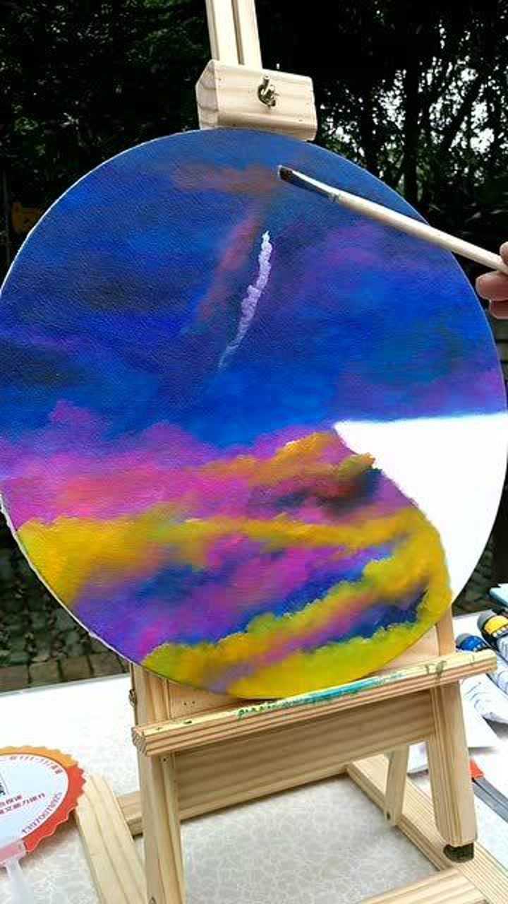 零基础星空画,就是这样的简单,牙刷就能完成