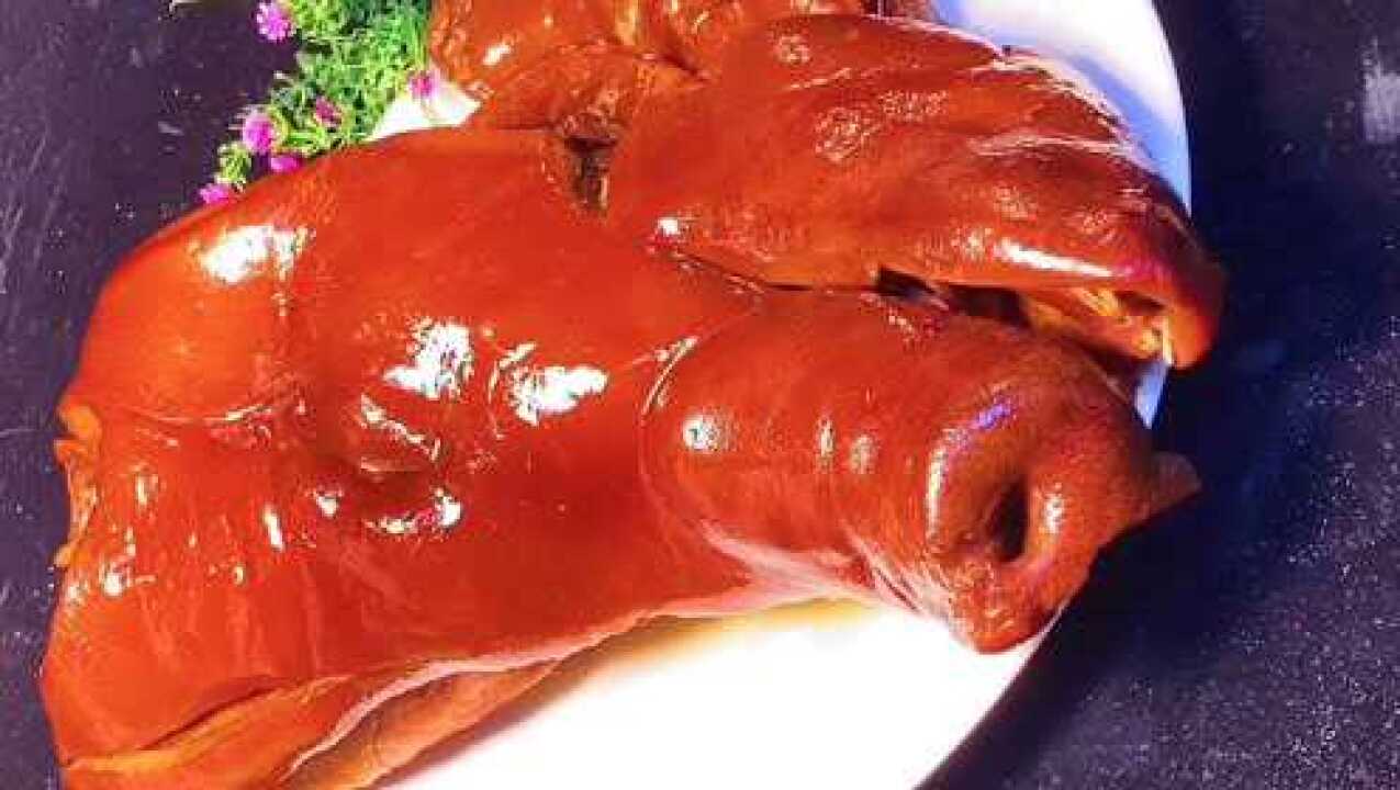 红烧猪头肉的做法图片