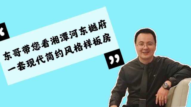 东哥带您看湘潭河东樾府现代简约风格样板房