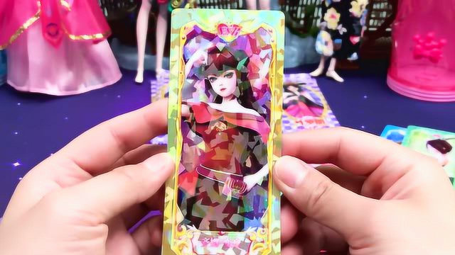 叶罗丽灵犀版第六弹 烫金版齐娜变身ssr卡