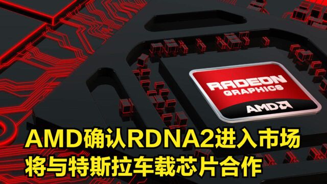 AMD确认RDNA2高性能GPU进入市场,将与特斯拉车载芯片合作