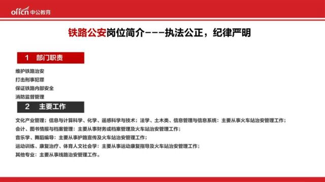 国家公务员考试,8分钟带你详解铁路公安基本概况