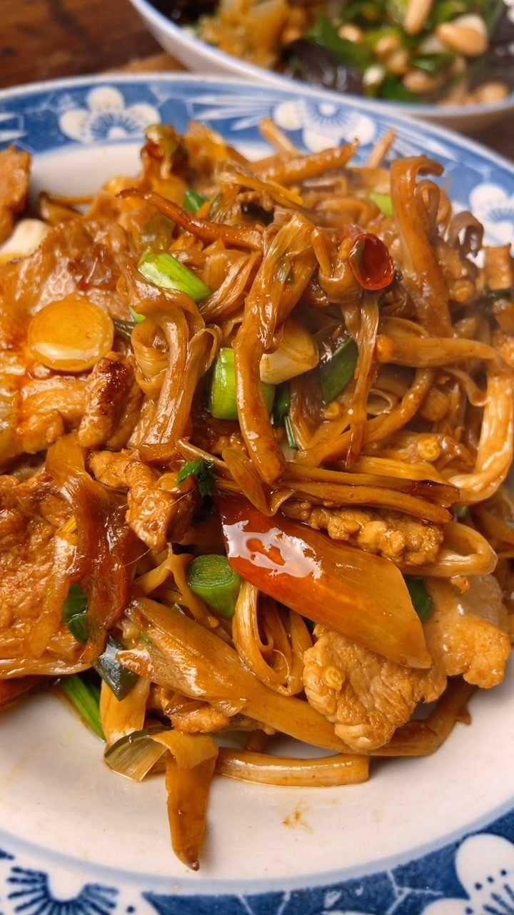 金针菜烧肉!您吃过没