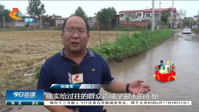 邯郸临漳:一场雨让出行路变汪洋,村民难出行!为何迟迟没修缮?