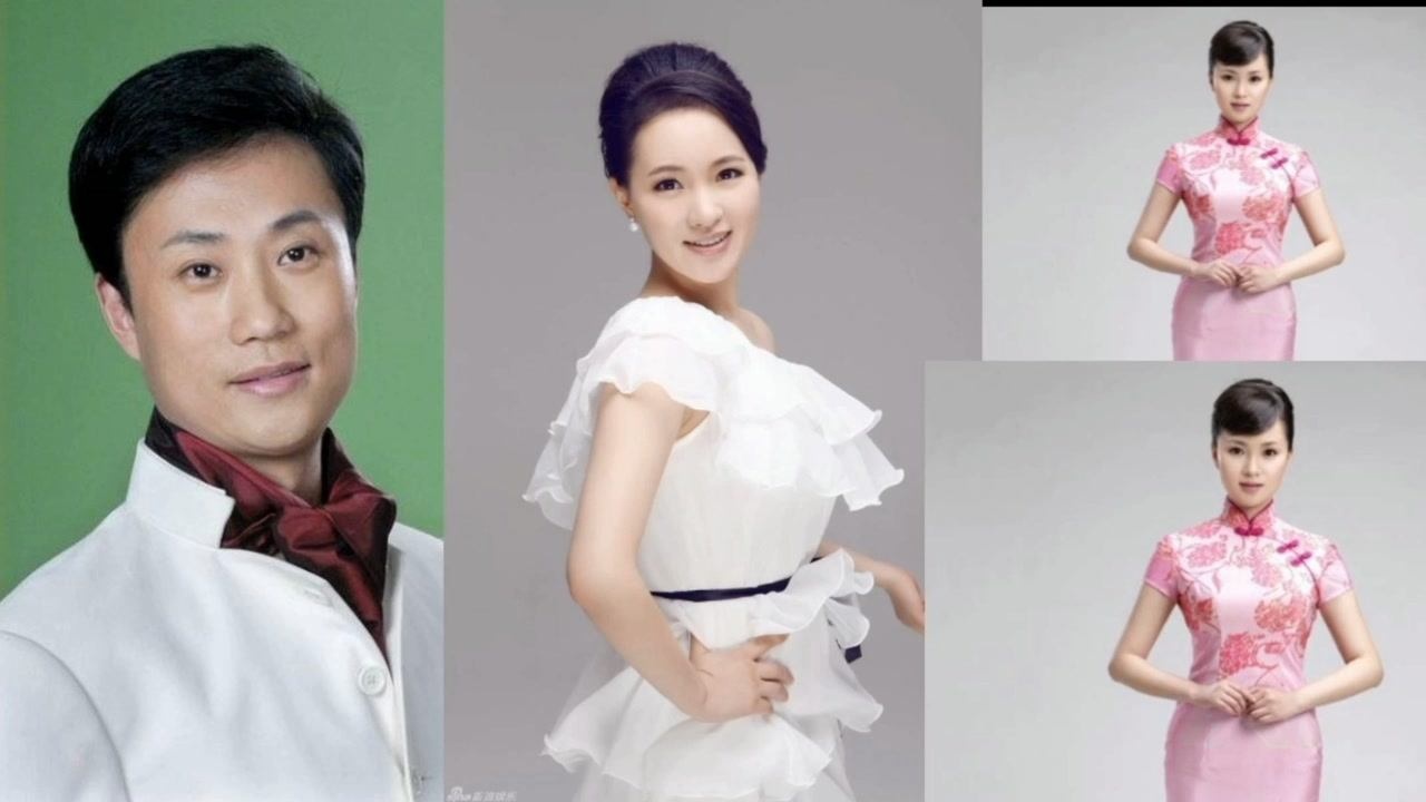 耿为华雷佳同台演唱年轻的朋友来相会歌声嘹亮崔人奋进