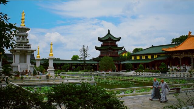 【东林寺】长江南岸,庐山北麓有一座寂静寺庙,乐迎八方香客