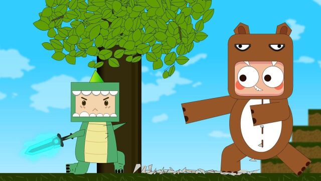 迷你世界动画:迷斯拉揍熊孩子,自曝为了练绝招吃了很多苦