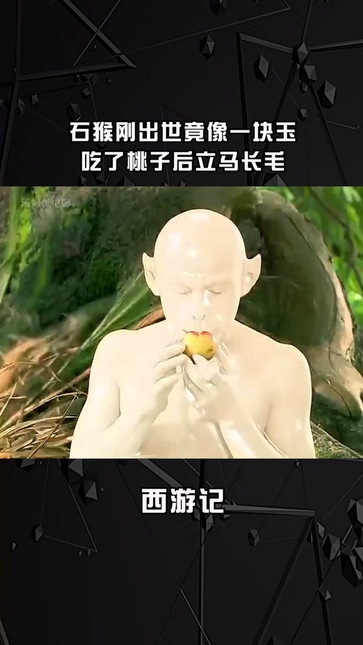 孙悟空刚出生竟是这个样子全身就想白玉一样浑身没有一根毛经纪人小微