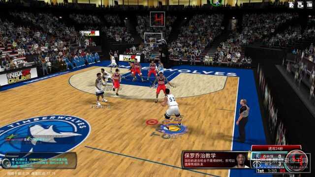 NBA2K Online 在线开启一人单挑球队,直捣黄龙!