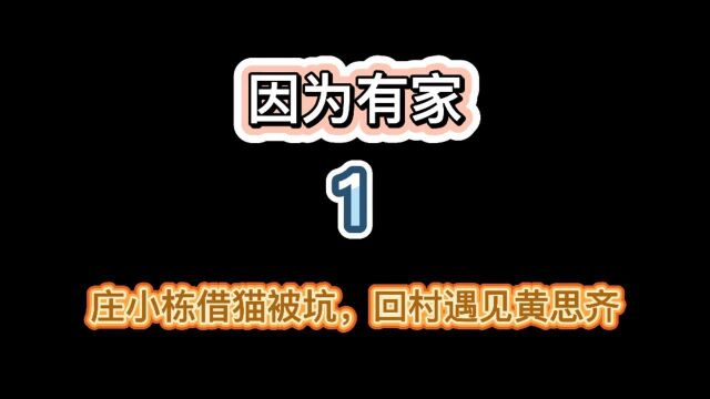 庄小栋借猫被坑,回村遇到青梅竹马黄思齐