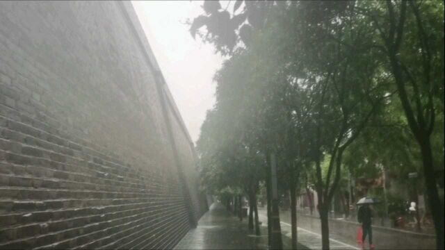 西安城墙的故事雨水道