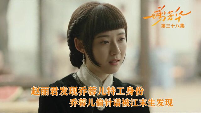 速看《一剪芳华》第38集:赵丽君发现乔蓉儿特工身份,乔蓉儿偷针谱被江末生发现