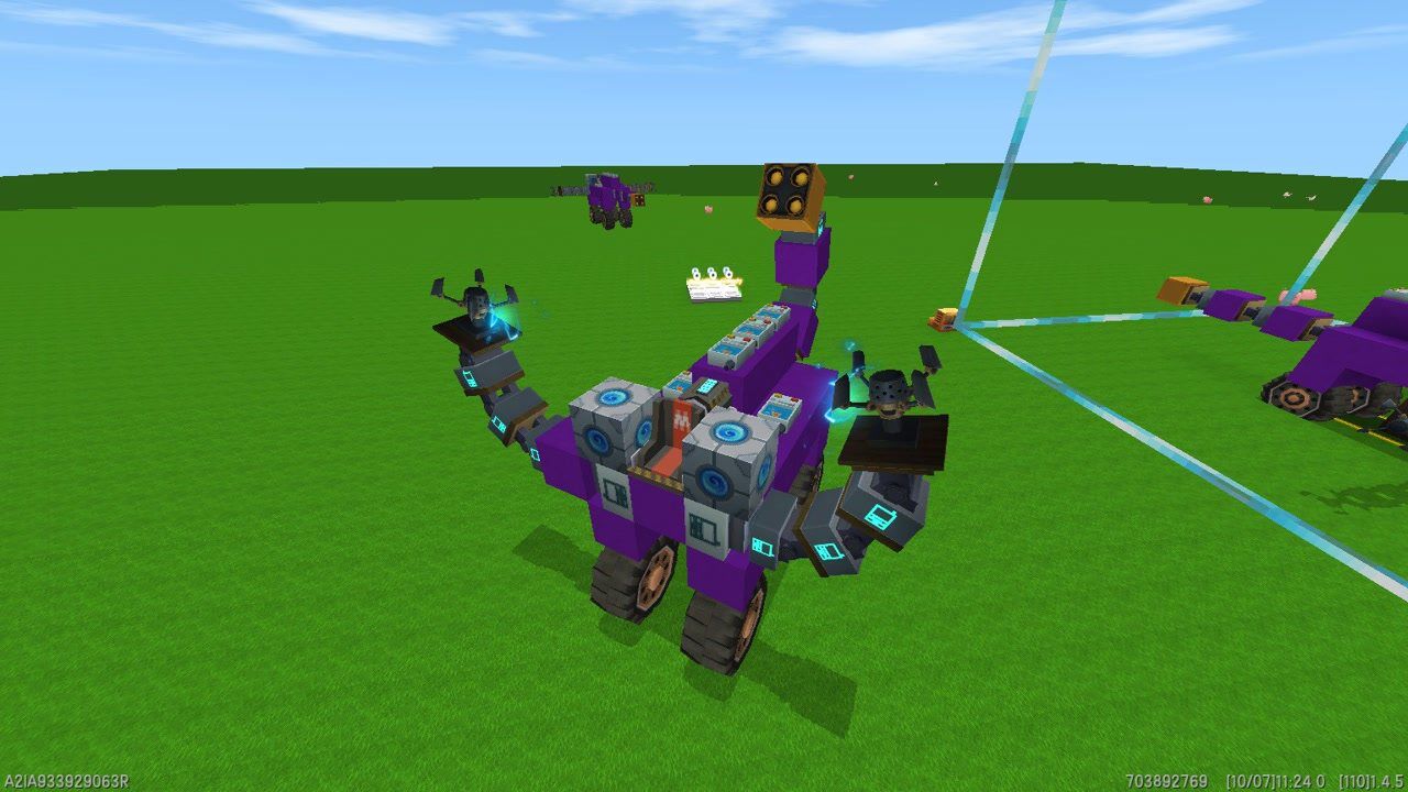 迷你世界:蝎子战车,这手臂装反了_高清1080p在线观看平台_腾讯视频