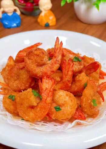 椒盐虾尾,小孩特别的爱吃制作简单方便