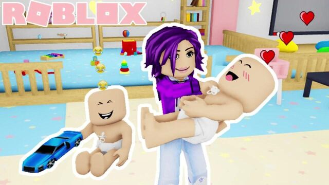 Roblox托儿所模拟器:婴儿时期的我!在托儿所因为长得丑没人照顾