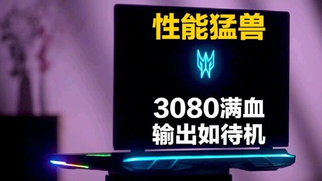 双充电器满血3080输出如待机温度!掠夺者战斧500全球首发评测