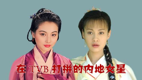 在TVB打拼的内地女星，杨雪让人念念不忘，冯晓文高开低走边缘化