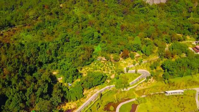 无人机带你空中俯瞰 台州温岭五龙山公园十景天下奇石石夫人全方位摄影赏析