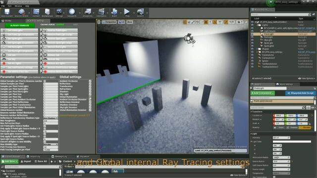 【RRCG】调整光线追踪参数蓝图Unreal Engine游戏素材资源