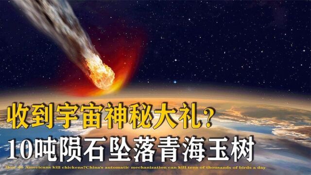 10吨陨石坠落中国青海,或将揭开宇宙面纱,世界各国纷纷求共享.#好片推荐官#