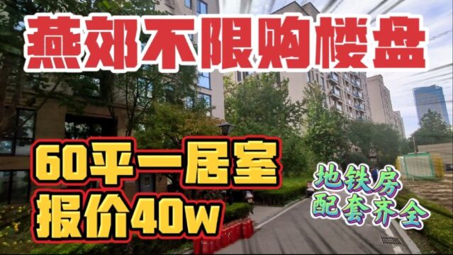 燕郊不限购的一居室,60平报价40W,紧邻地铁,这样的房子合适吗